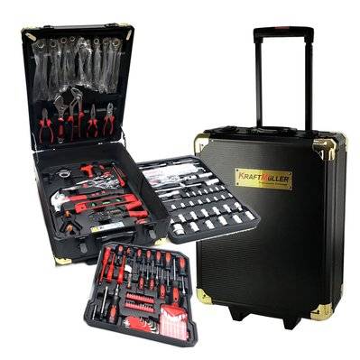 Kraft Muller KM-326: Ensemble D'outils de 326 Pièces Avec clé à Cliquet Et étui En Aluminium - JM-AG-KM-VALISE-326PCS-MATCH - 8754105642680