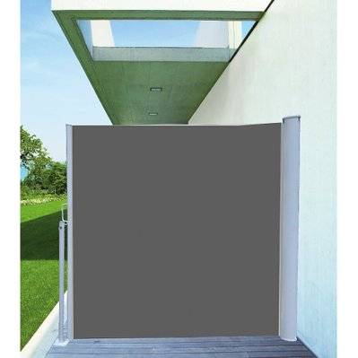 Rideau de terrasse 1.6x3m gris acier - 3306130656115 - 3306130656115