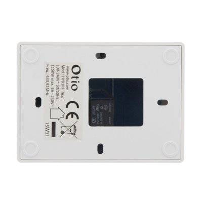 Thermostat programmable filaire blanc - Otio - 840025 - 3415548400255