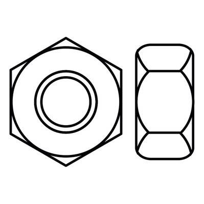 Écrou hexagonal zingué 6 pans Viswood Classe 8 Ø 10mm (lot de 50 écrous) Ø 10mm (lot de 50 écrous) - 12734 - 3238761347103