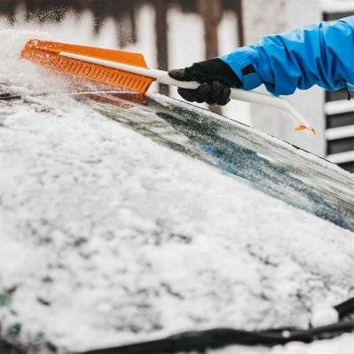 Brosse et grattoir à neige SnowXpertTM pour voiture - 41274 - 6411501430625