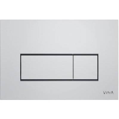 Vitra  Root Square plaque de déclenchement double touche, chrome brillant (740-2380) - 8683124131595 - 8683124131595