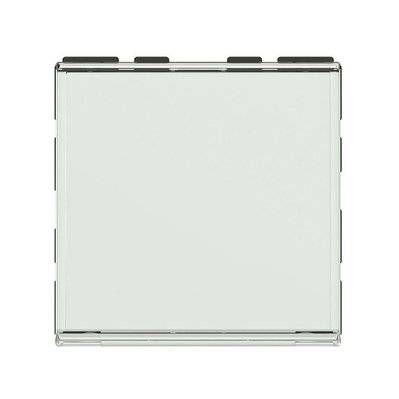 Bouton poussoir LEGRAND Mosaic - avec porte-étiquette - Easy-Led - 6A - 2 modules - blanc - 3414971679986 - 3414971679986