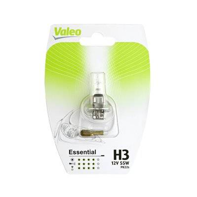 Ampoule halogène VALEO H3 Essential - 32004 - 3276420320043