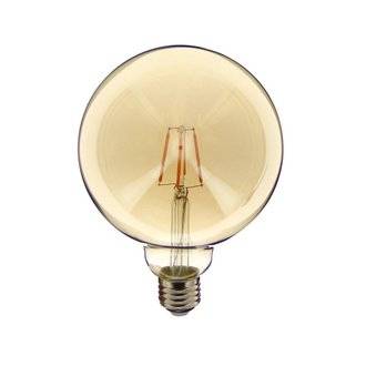 Ampoule LED Globe - E27 - 4 W - Ø12,5 cm - blanc chaud - verre fumé