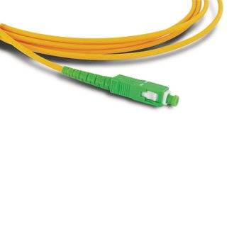 Câble fibre optique - monomode - 9-125 - G657A2 - 2 m - orange et vert
