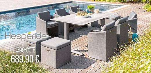 ENSEMBLE REPAS JAGUA 10 PLACES HESPERIDE