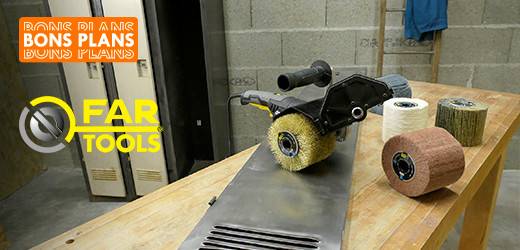 PACK RENOVADOR REX120C & ESCOVAS FARTOOLS